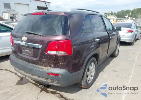2012 Kia Sorento Lx V6 из США, поврежденный, VIN 5XYKT4A27CG249899